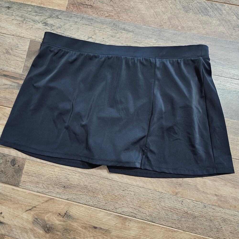 Swim Skirt‎ Plus Size 18 Black Swimwear Swim Bottoms Stretch Swimsuit Resortwear